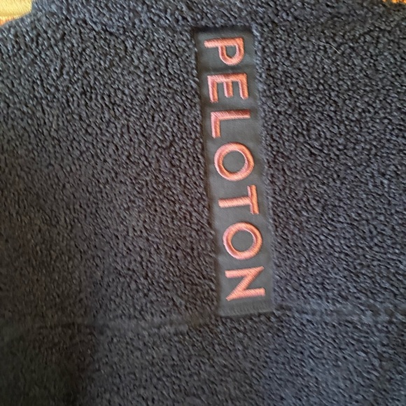 Peloton Navy Blue Sherpa Fleece Zippered Jacket Size XL - Picture 6 of 6
